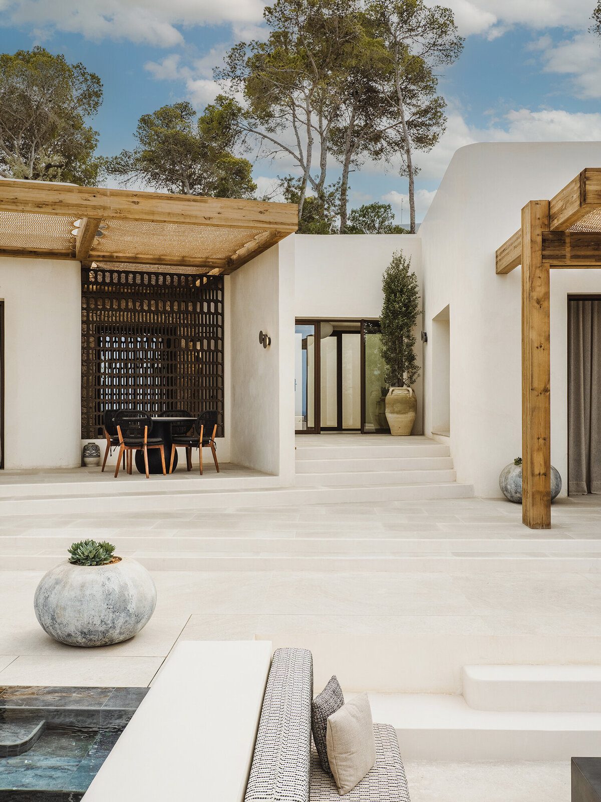 Pergola terrace