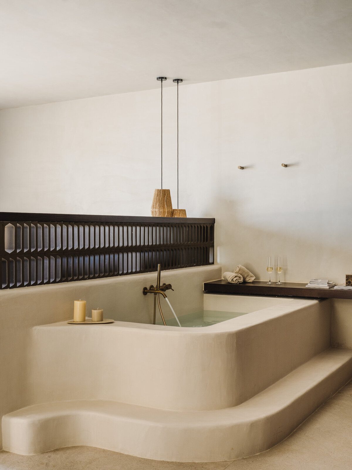 Sunken bathtub